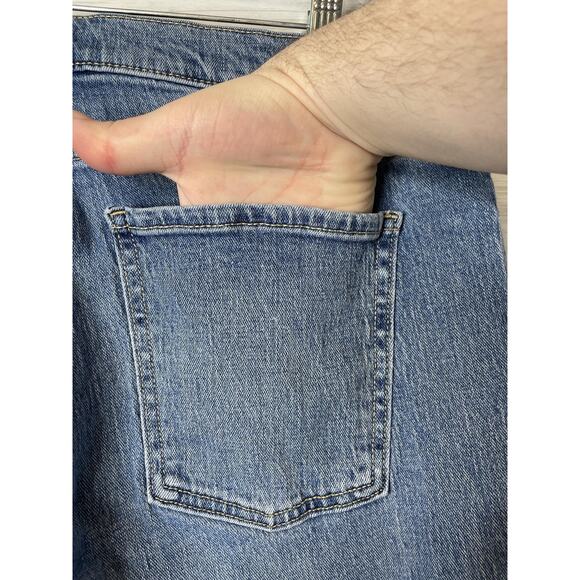 Old Navy Jeans Womens 12 Blue Mid Rise Wow Boyfriend Stretch Denim Classic - Picture 8 of 10